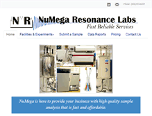 Tablet Screenshot of numegalabs.com